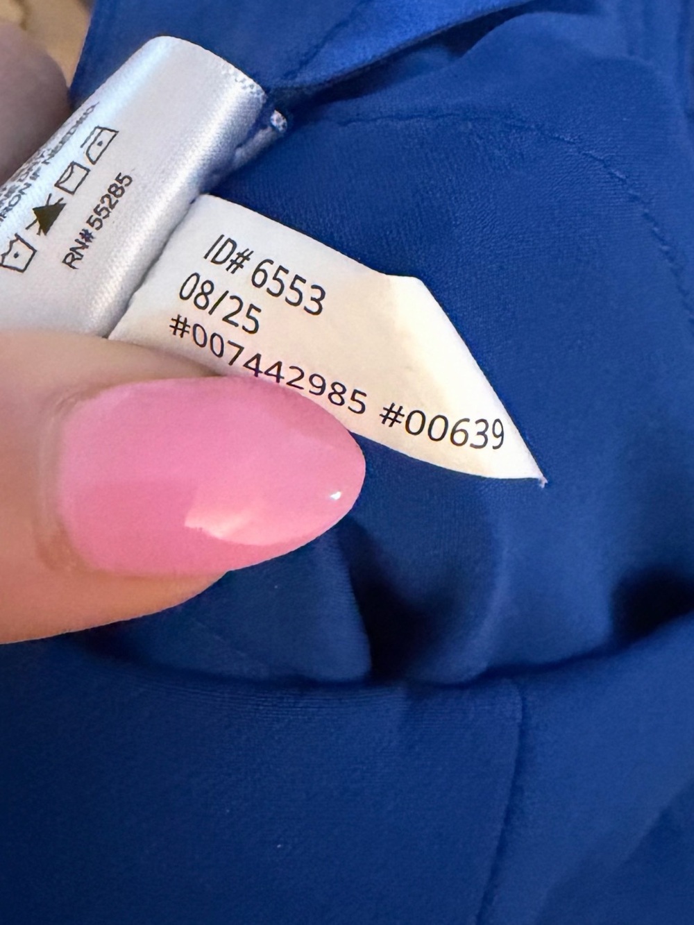 Express Cobalt Blue High-Waisted Flare Pants - Picture 4 of 4